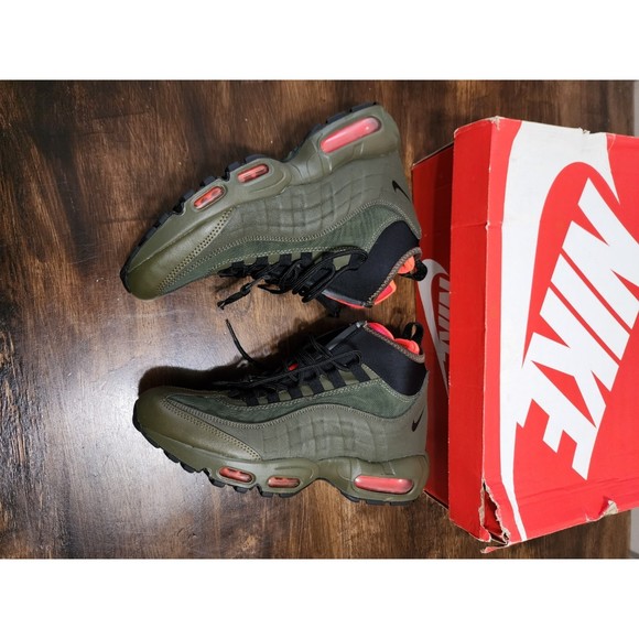 Nike Air Max 95 Sneakerboot Dark Loden Olive Green 806809-300 Men\'s Size 8.5 NWB main image 11
